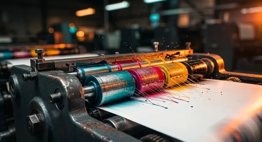 CMYK printing process