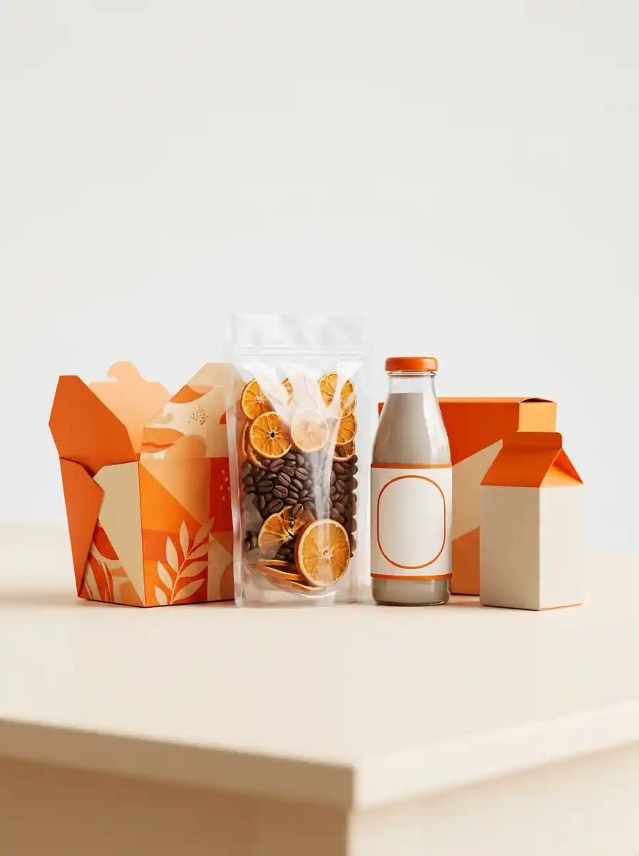 Food and beverage packaging by Printfo: takeout boxes, pouch packaging, and cartons